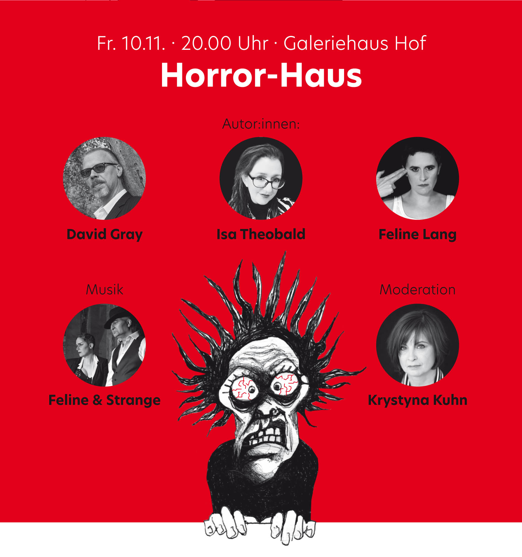 Horror Haus Lesung im Galeriehaus