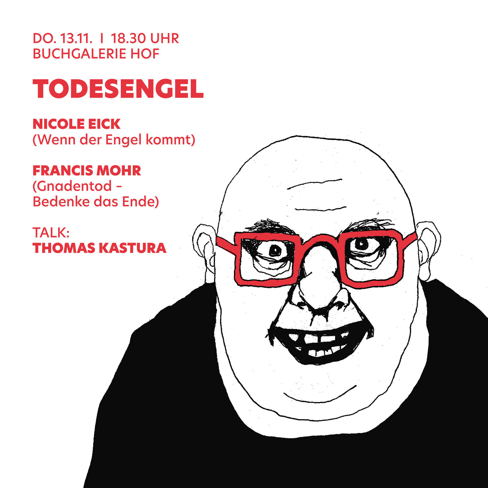 Todesengel - Lesungen in der Buchgalerie in Hof am - 13.11.2025